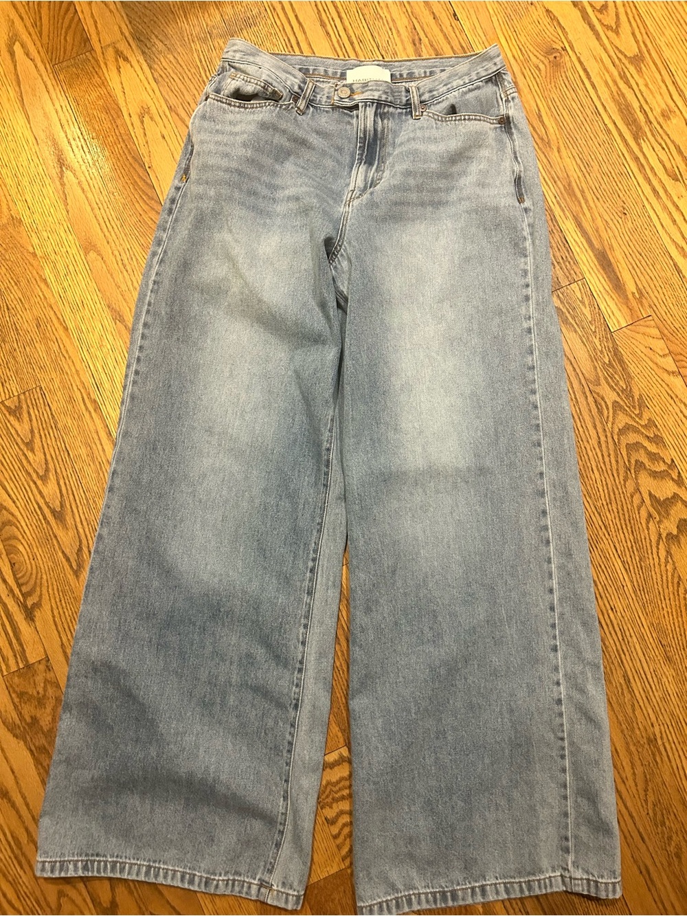 Habitual Light Wash Wide Leg Jeans